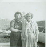 Nellie and her Sister Mary About 1959
